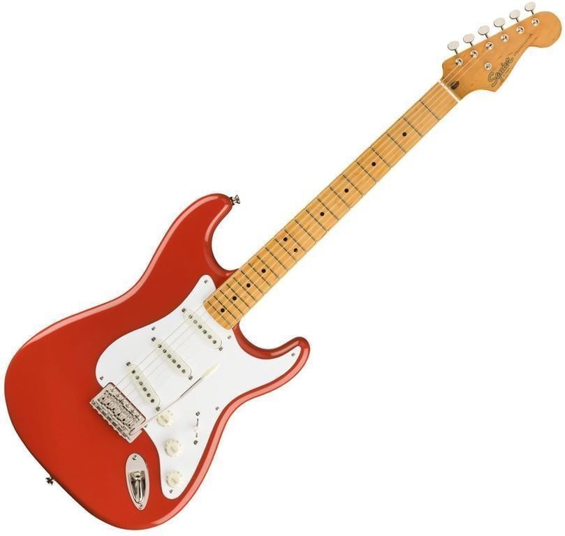 Elektriska gitarrer Fender Squier Classic Vibe 50s Stratocaster MN Fiesta Red