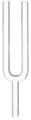 Shamann Transparent Crystal Singing Fork 30mm G Pjevajuća Vilica Transparent