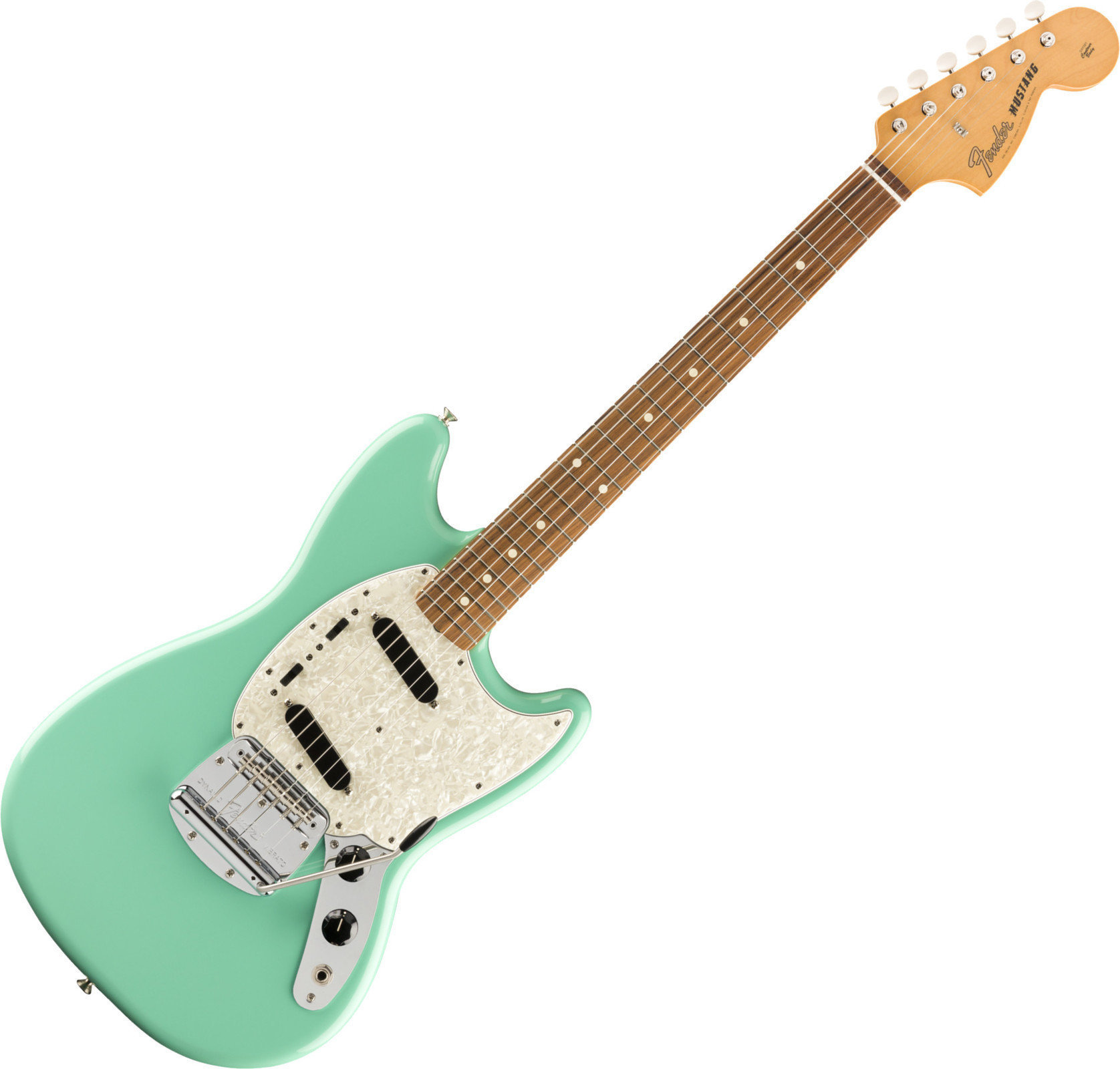 Elektrische gitaar Fender Vintera 60s Mustang PF Sea Foam Green