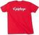 T-shirt Epiphone Logo Red L T-shirt
