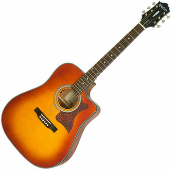 elektroakustisk guitar Epiphone DR-400MCE Faded Cherry SB Satin - 1