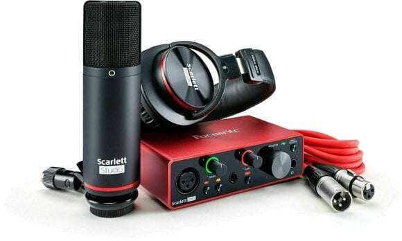 USB Audio Interface Focusrite Scarlett Solo Studio 3rd Generation - 1