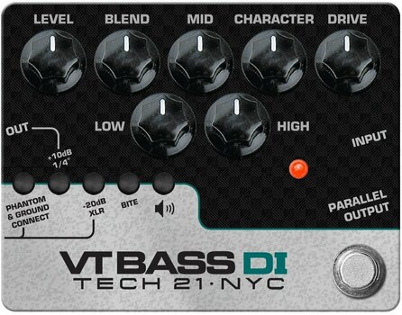 Effektpedal til basguitar Tech 21 SansAmp Character Series VT Bass DI - 1