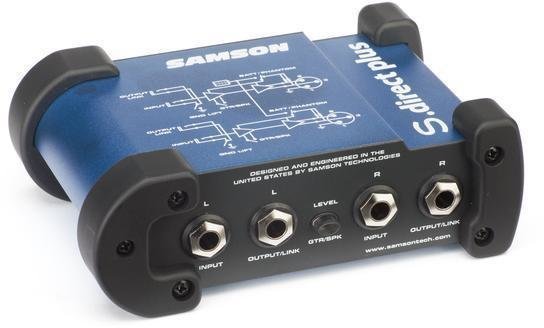 Звуков процесор Samson S-direct plus - Mini Stereo Direct Box