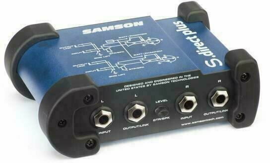 Звуков процесор Samson S-direct plus - Mini Stereo Direct Box - 1
