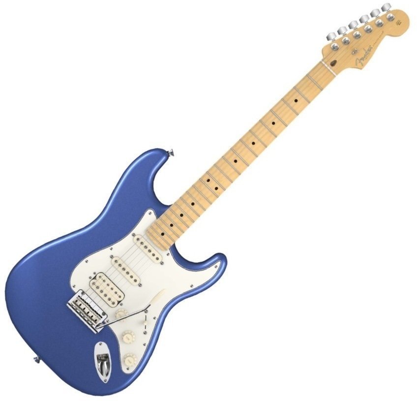 Elektrisk guitar Fender American Standard Stratocaster HSS, Maple, Ocean Blue Metallic