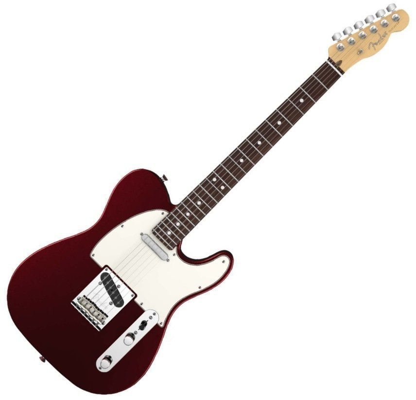 Elektromos gitár Fender American Standard Telecaster, RW, Bordeaux Metallic