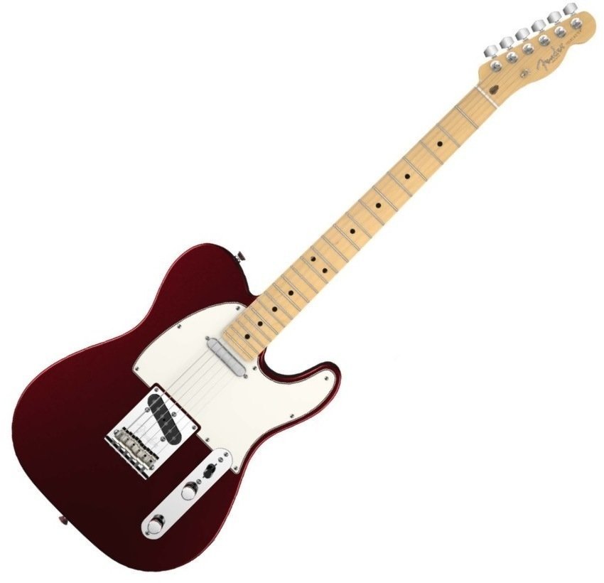 Guitarra elétrica Fender American Standard Telecaster, Maple, Bordeaux Metallic