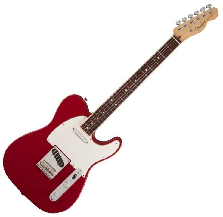 Elektrische gitaar Fender American Standard Telecaster, Channel Bound, RW, Dakota Red