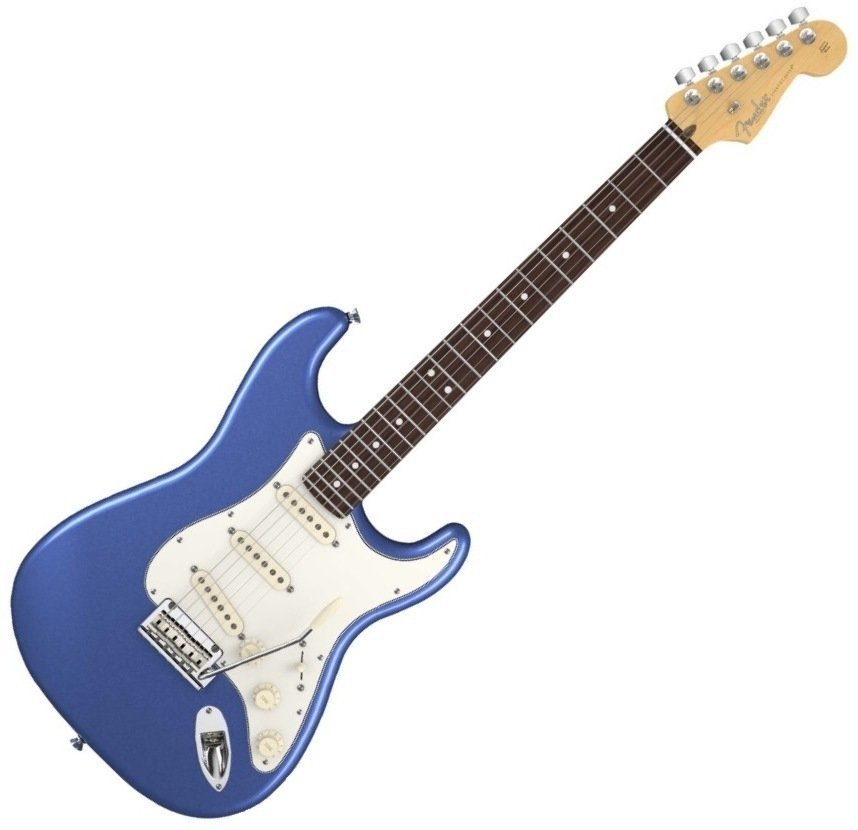 Elektromos gitár Fender American Standard Stratocaster, RW, Ocean Blue Metallic