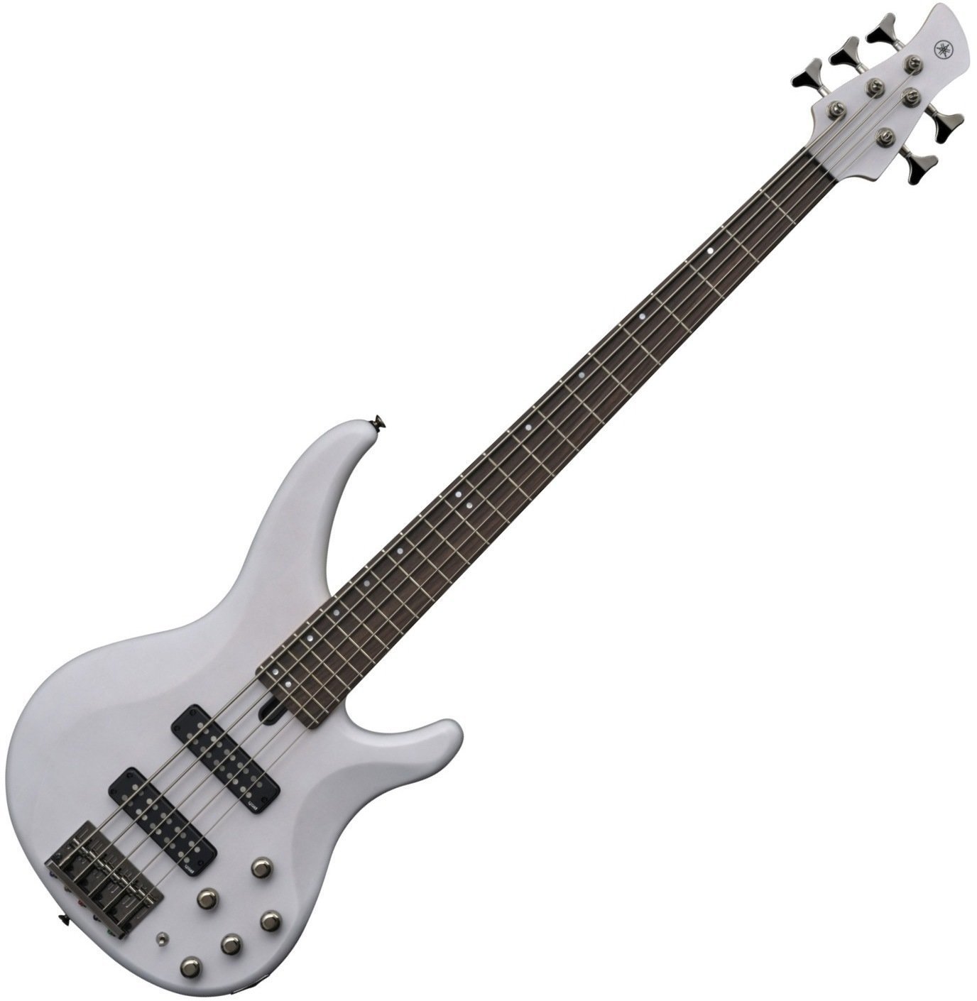 5-saitiger E-Bass, 5-Saiter E-Bass Yamaha TRBX 505 Translucent White