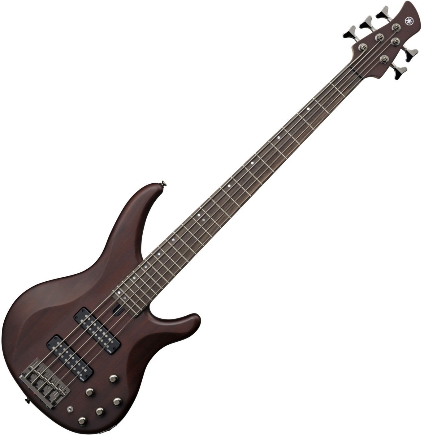 5-saitiger E-Bass, 5-Saiter E-Bass Yamaha TRBX 505 Translucent Brown