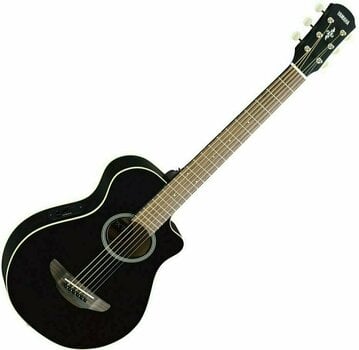 Electro-acoustic guitar Yamaha APX T2 Black (Damaged) - 1