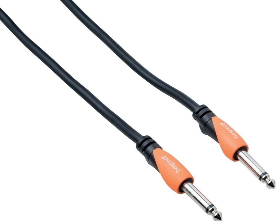 Cablu Patch, cablu adaptor Bespeco SLJJ030 Negru 30 cm Drept - Drept