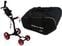 Manuální golfové vozíky Axglo Flip N Go 4 Wheel Trolley Black/Red SET Manuální golfové vozíky