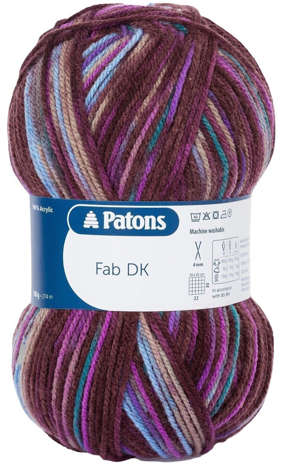 Pređa za pletenje Patons Fab DK A652000-02074 Pređa za pletenje
