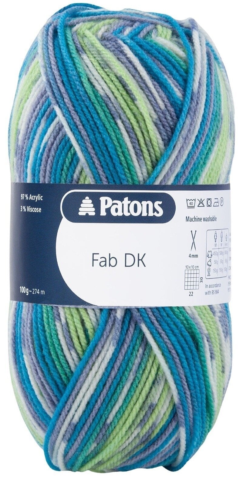 Pređa za pletenje Patons Fab DK A652000-02080 Pređa za pletenje