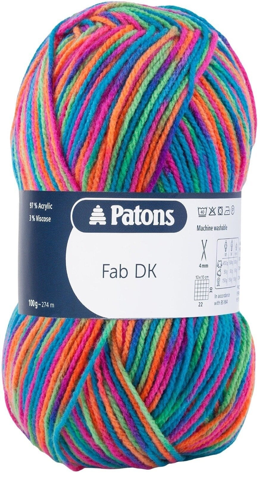 Pređa za pletenje Patons Fab DK A652000-02324 Pređa za pletenje