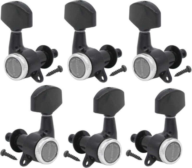 Stemmechanieken voor gitaar Gotoh SG381-MGT-01-B-3L/3R Black Stemmechanieken voor gitaar