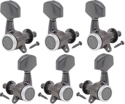 Gitaros derinimo mašinos Gotoh SG381 MG-T 01 3L/3R CK Cosmo Black Gitaros derinimo mašinos (Kaip naujas) - 1