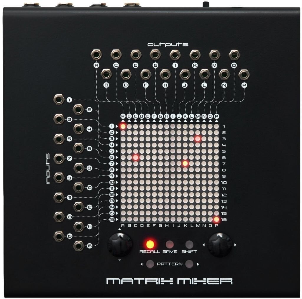 Moduláris rendszer Erica Synths Desktop Matrix Mixer Moduláris rendszer