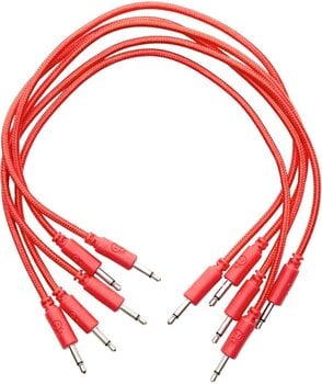 Cablu patch Erica Synths Braided eurorack patch cable 20cm (5pcs, red) 0,2 m Drept - Drept Cablu patch - 1