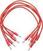 Cablu patch Erica Synths Braided eurorack patch cable 20cm (5pcs, red) 0,2 m Drept - Drept Cablu patch