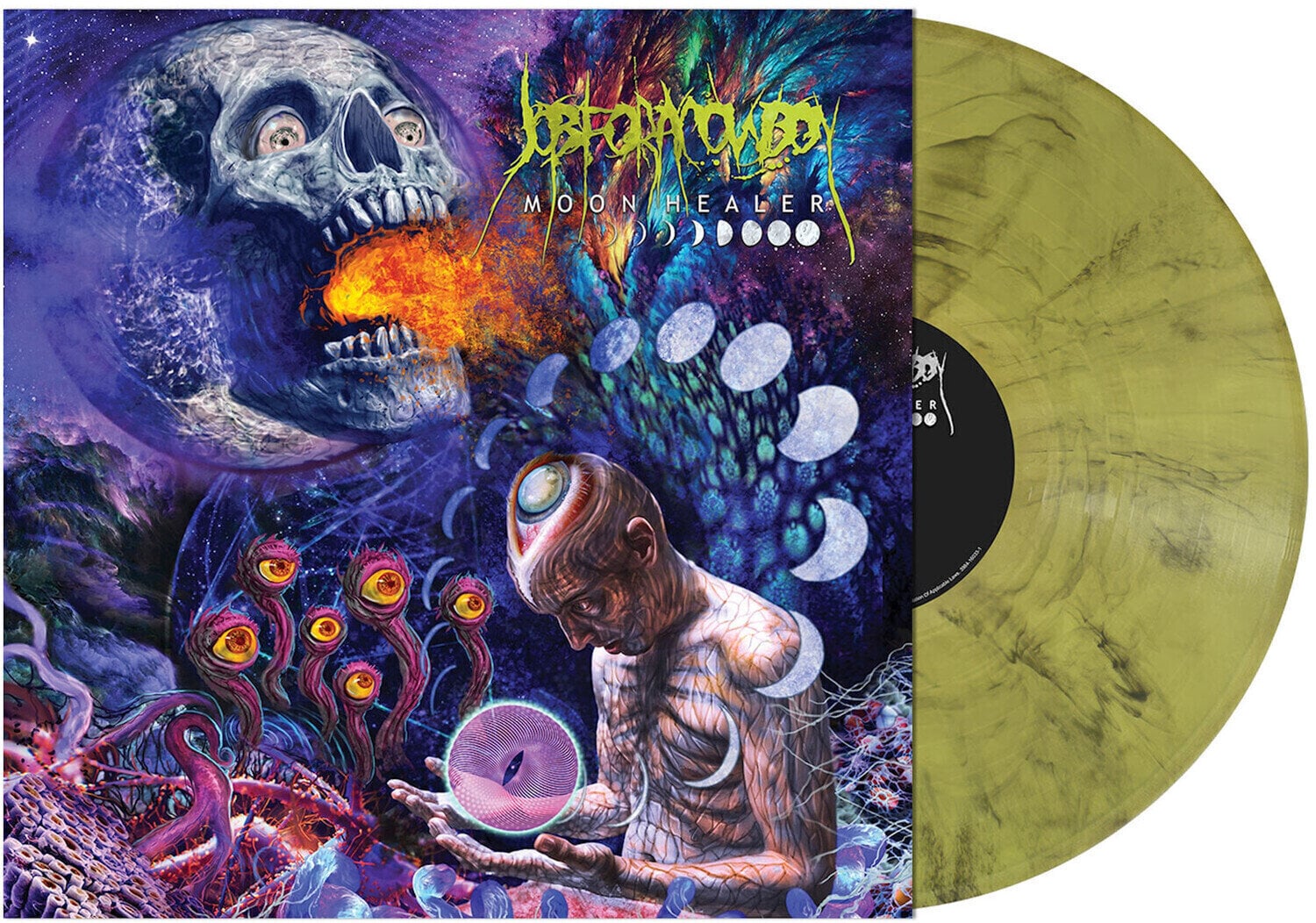 LP ploča Job For A Cowboy - Moon Healer (Yellow Smoke Coloured) (LP)