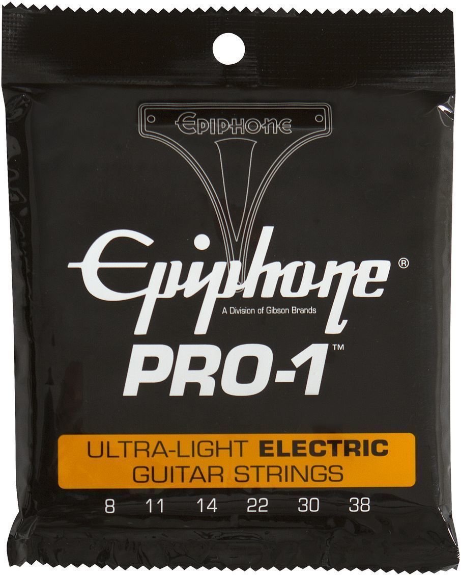 Strenge til E-guitar Epiphone Pro-1 Ultra-Light Electric Strings