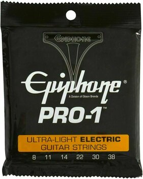 Χορδές για Ηλεκτρική Κιθάρα Epiphone Pro-1 Ultra-Light Electric Strings - 1
