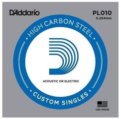 Corda para guitarra individual D'Addario PL010 Corda para guitarra individual