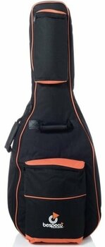 Gigbag for classical guitar Bespeco BAG400CG Gigbag for classical guitar Black-Orange - 1