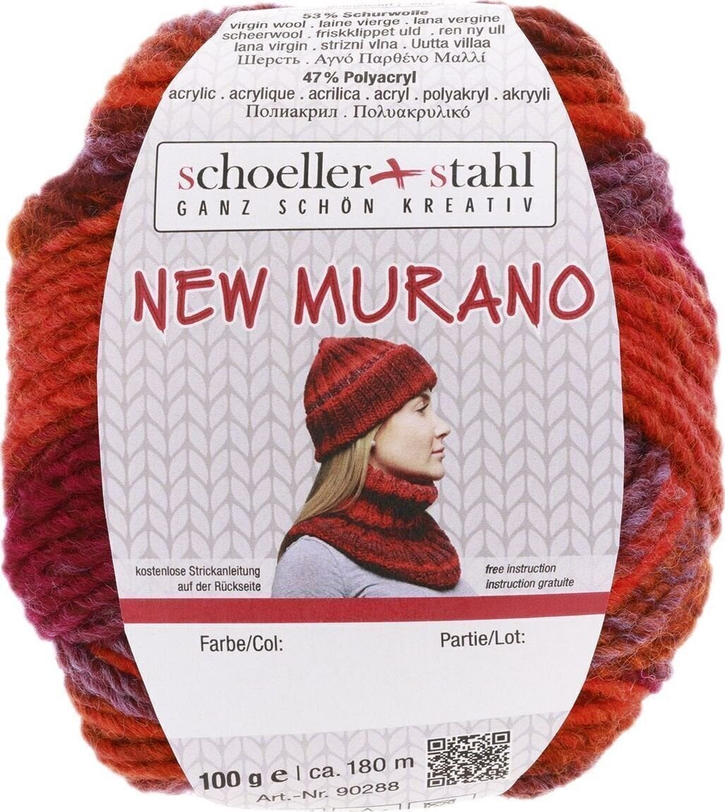 Fire de tricotat Schoeller + Stahl New Murano 90288-05 Ruby Fire de tricotat