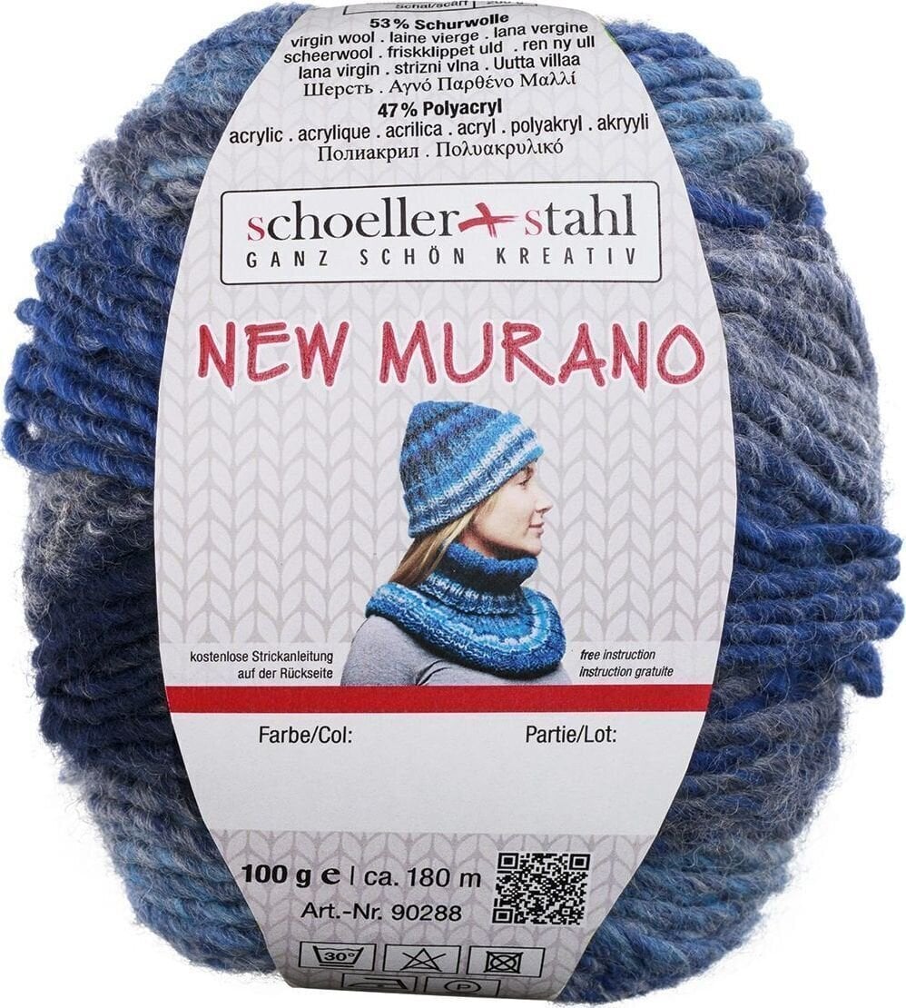 Fire de tricotat Schoeller + Stahl New Murano 90288-06 Sea Fire de tricotat