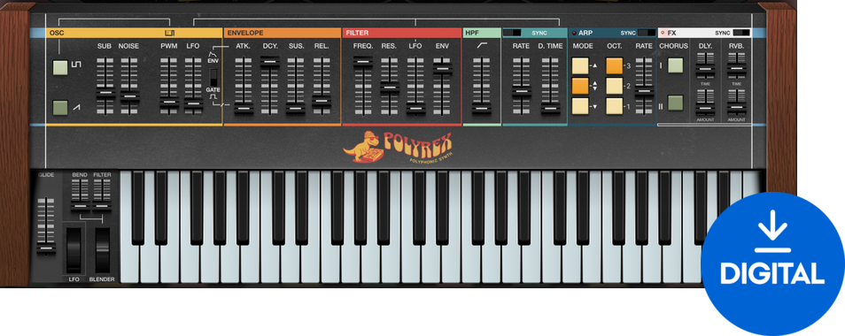 VST Instrument Safari Audio Super Keys PolyRex (Digitalni proizvod)