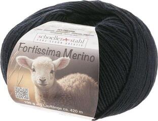Fire de tricotat Schoeller + Stahl Fortissima Merino 93042-02 Black Fire de tricotat