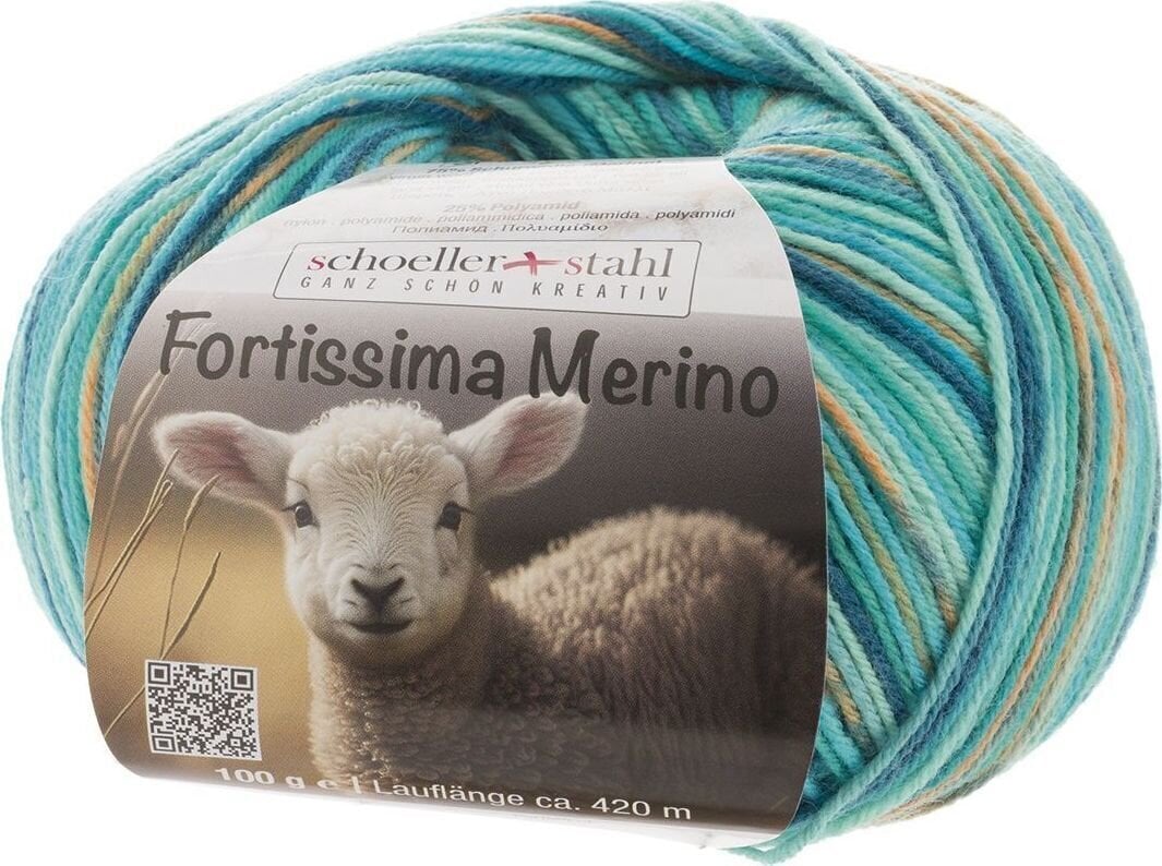 Fire de tricotat Schoeller + Stahl Fortissima Merino 93042-105 Lagoon Fire de tricotat
