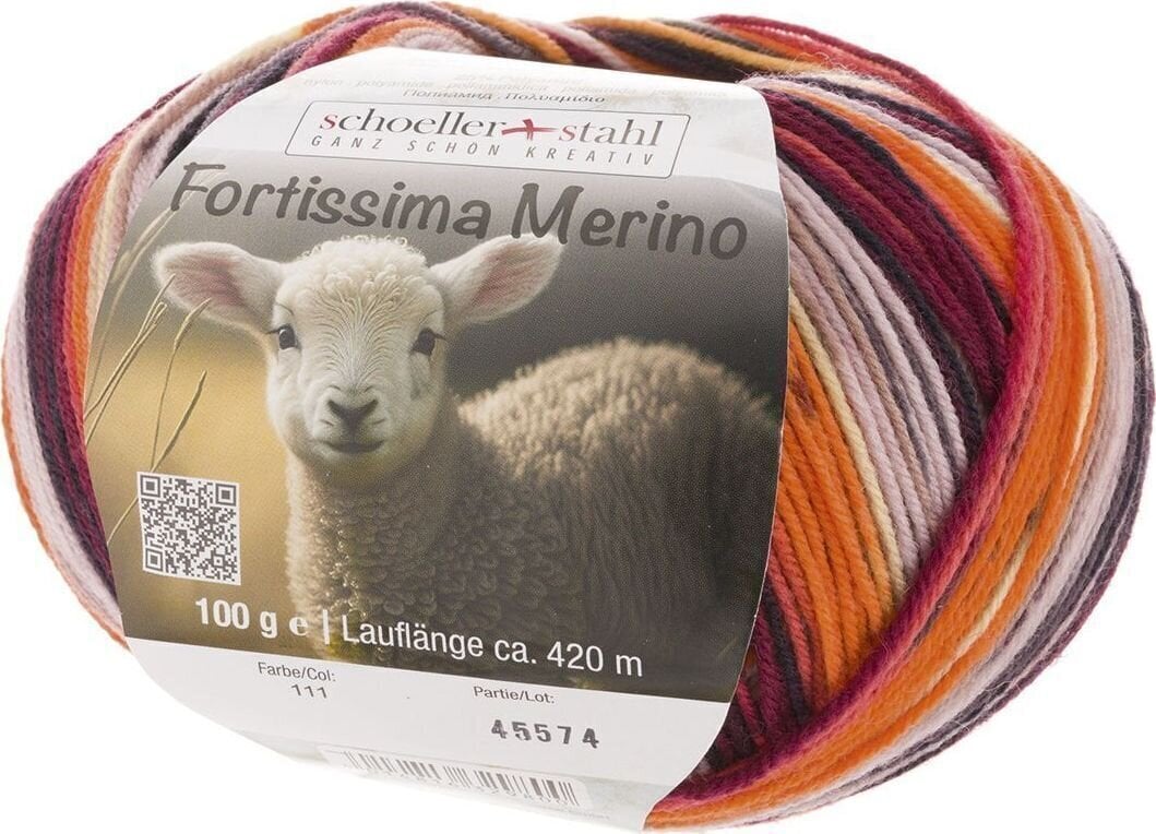 Fire de tricotat Schoeller + Stahl Fortissima Merino 93042-111 Dahlia Fire de tricotat