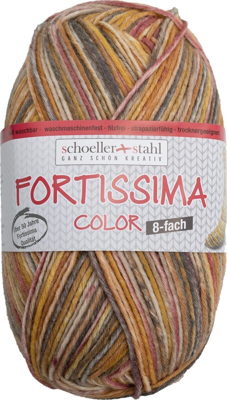 Fire de tricotat Schoeller + Stahl Fortissima Color 8-fach 90010-808 Hazelnut Fire de tricotat