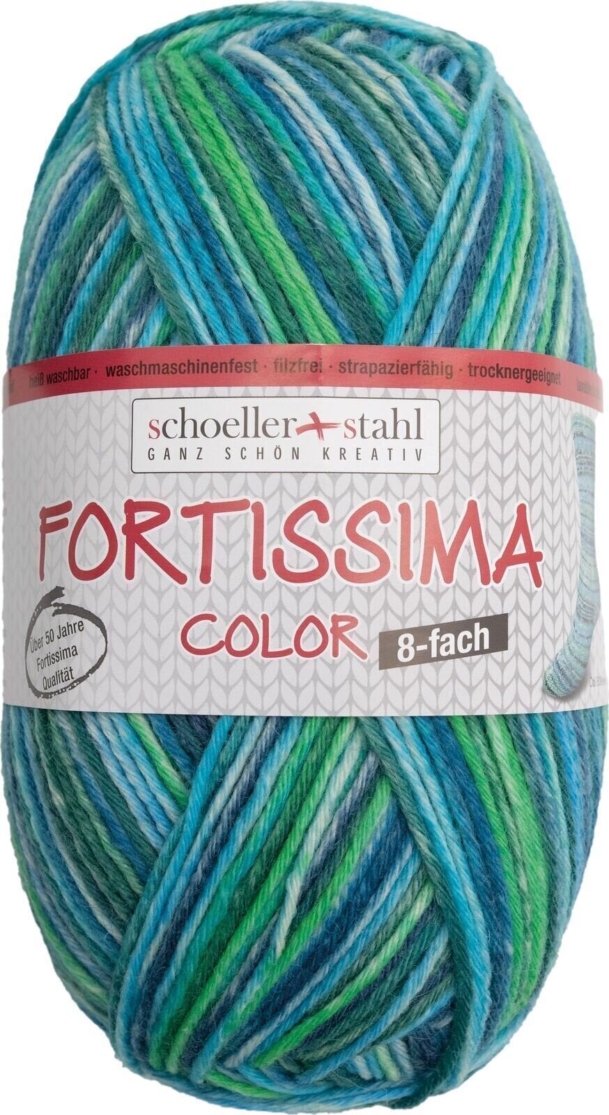 Fire de tricotat Schoeller + Stahl Fortissima Color 8-fach 90010-809 Lake Fire de tricotat