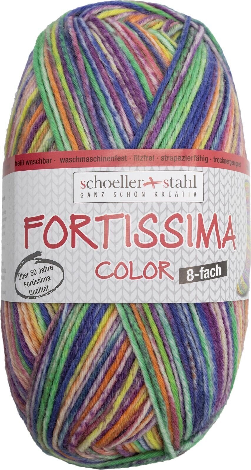 Fire de tricotat Schoeller + Stahl Fortissima Color 8-fach 90010-810 Rainbow Fire de tricotat