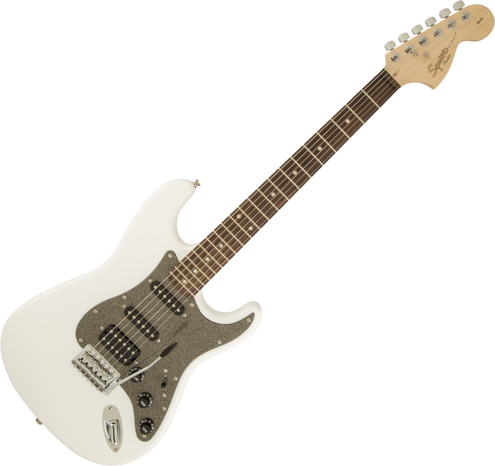 Elektrische gitaar Fender Squier Affinity Series Stratocaster HSS IL Olympic White