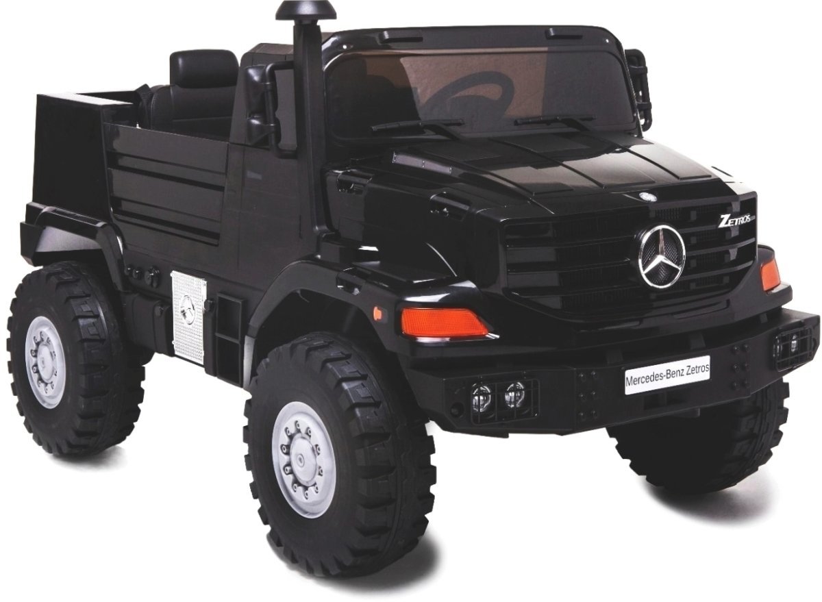 Elektromos játékkocsi Beneo Mercedes-Benz Zetros Black
