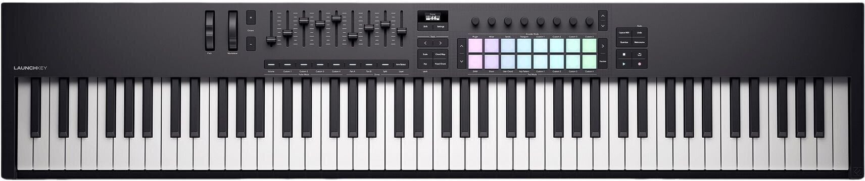 MIDI keyboard Novation Launchkey 88 MK4 MIDI keyboard Black