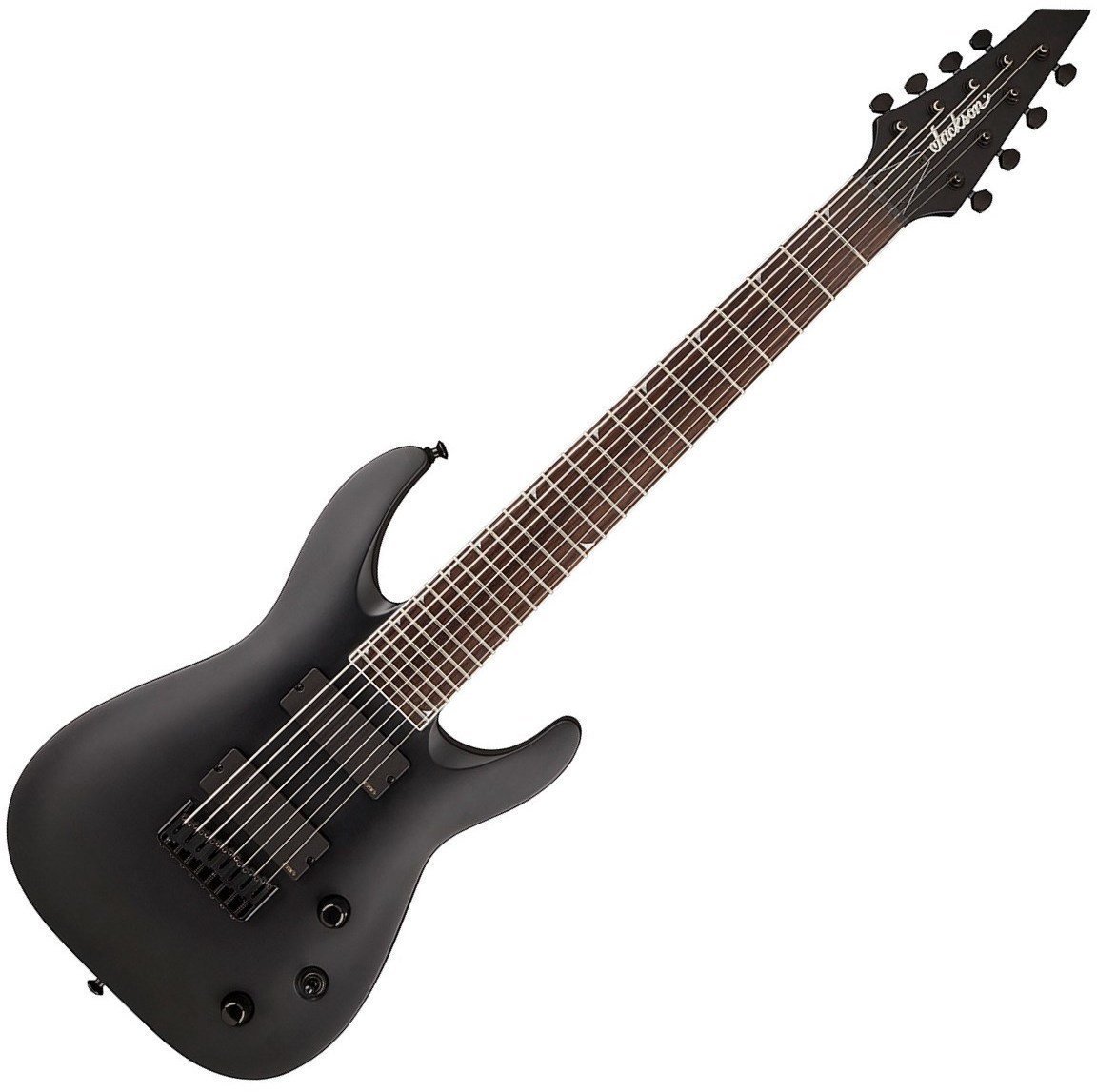 8-snarige elektrische gitaar Jackson SLATFXMG3-8 Matte Black