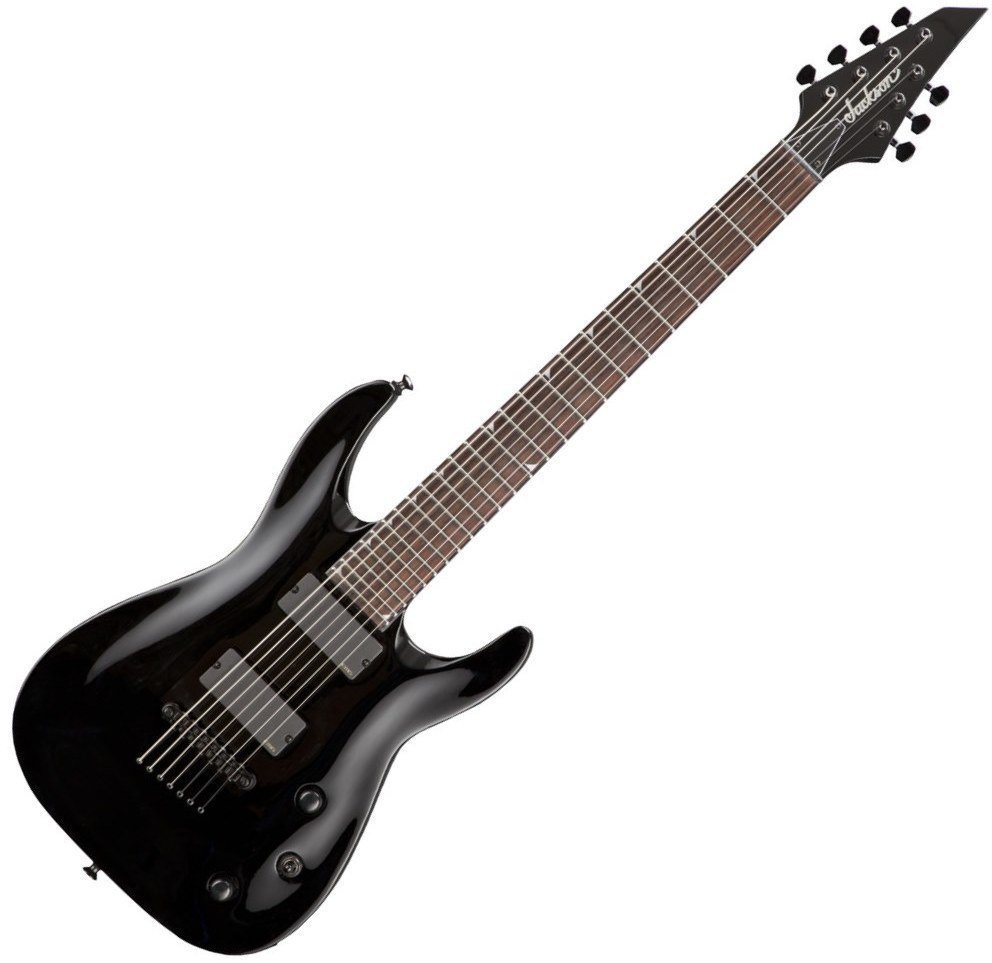 7-strenget elektrisk guitar Jackson SLATTXMG3-7 Soloist Black