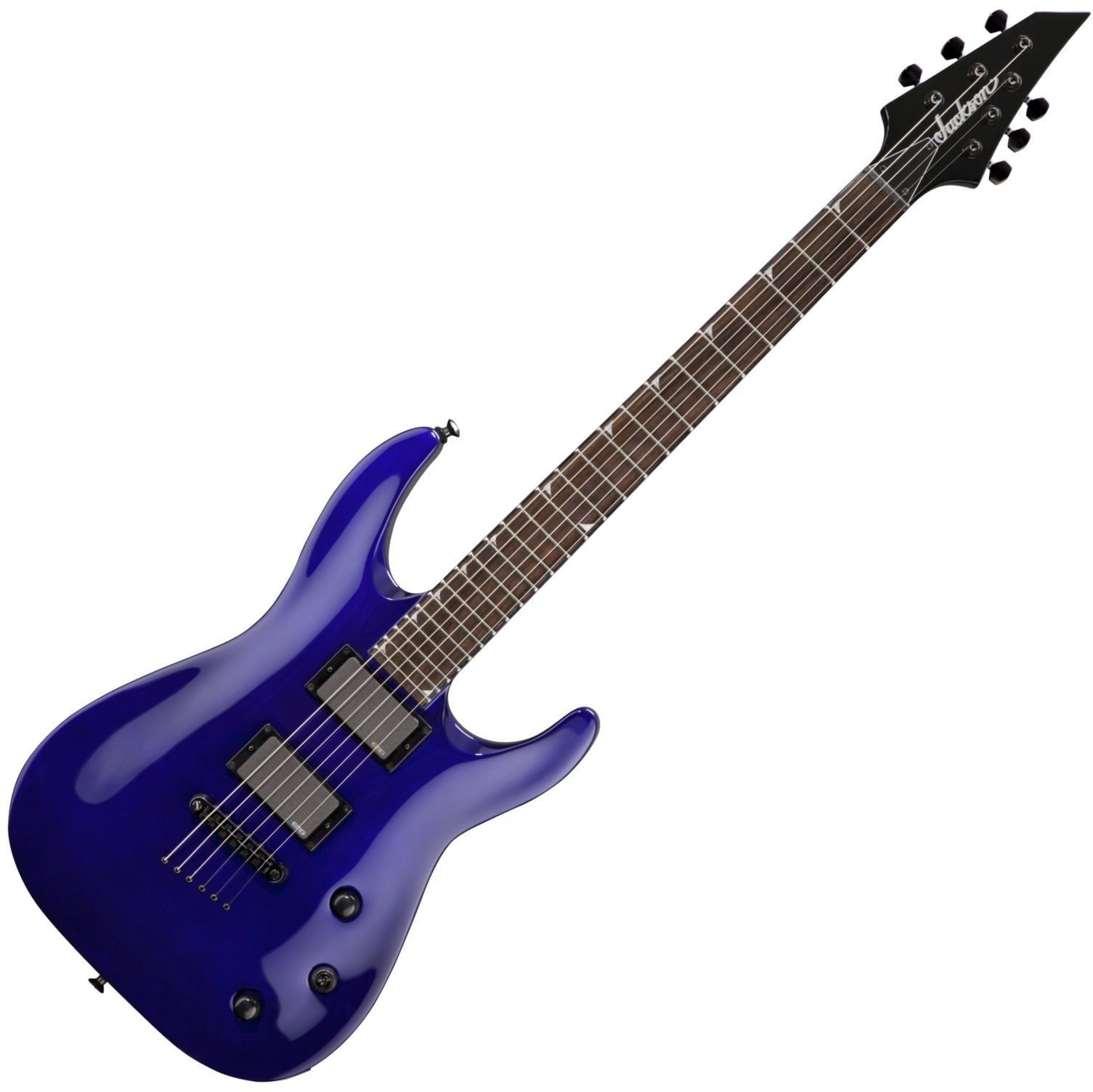 Elektromos gitár Jackson SLATTXMG3-6 Soloist Cobalt Blue