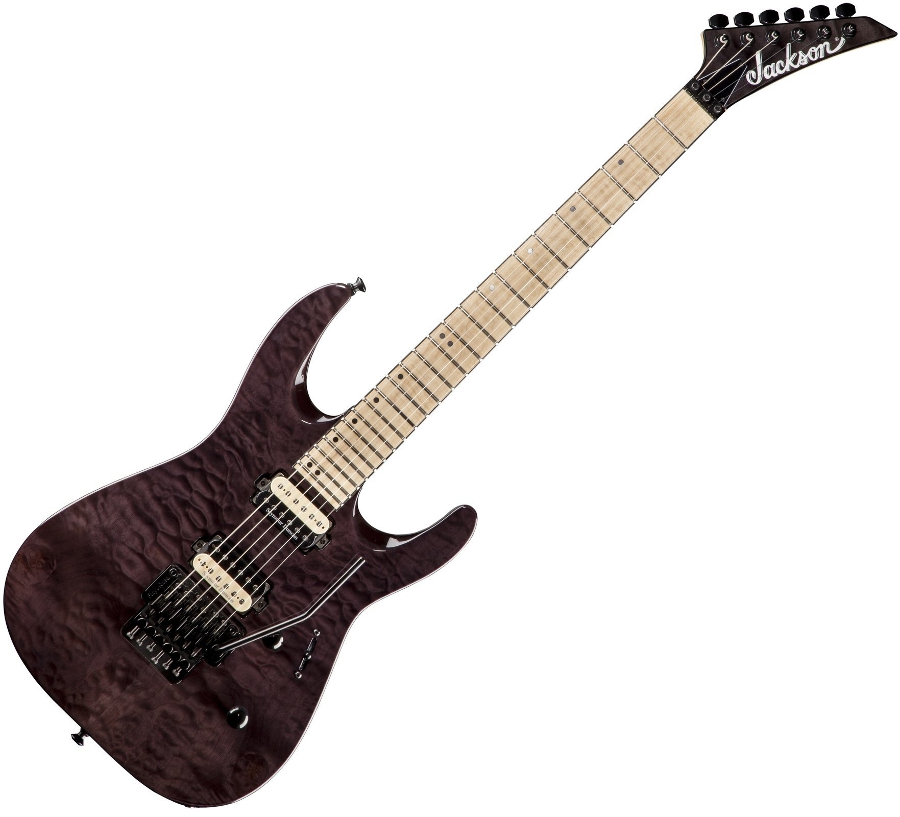 Guitare électrique Jackson Pro Series DK2MQ Transparent Black
