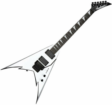 Signature Electric Guitar Jackson Demmelition Pro Series White with Black Bevels - 1