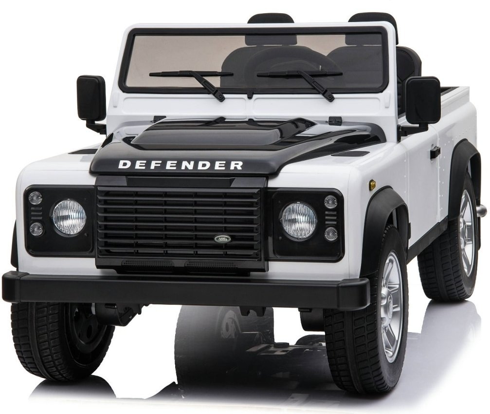 Elektryczny samochodzik Beneo Land Rover Defender White